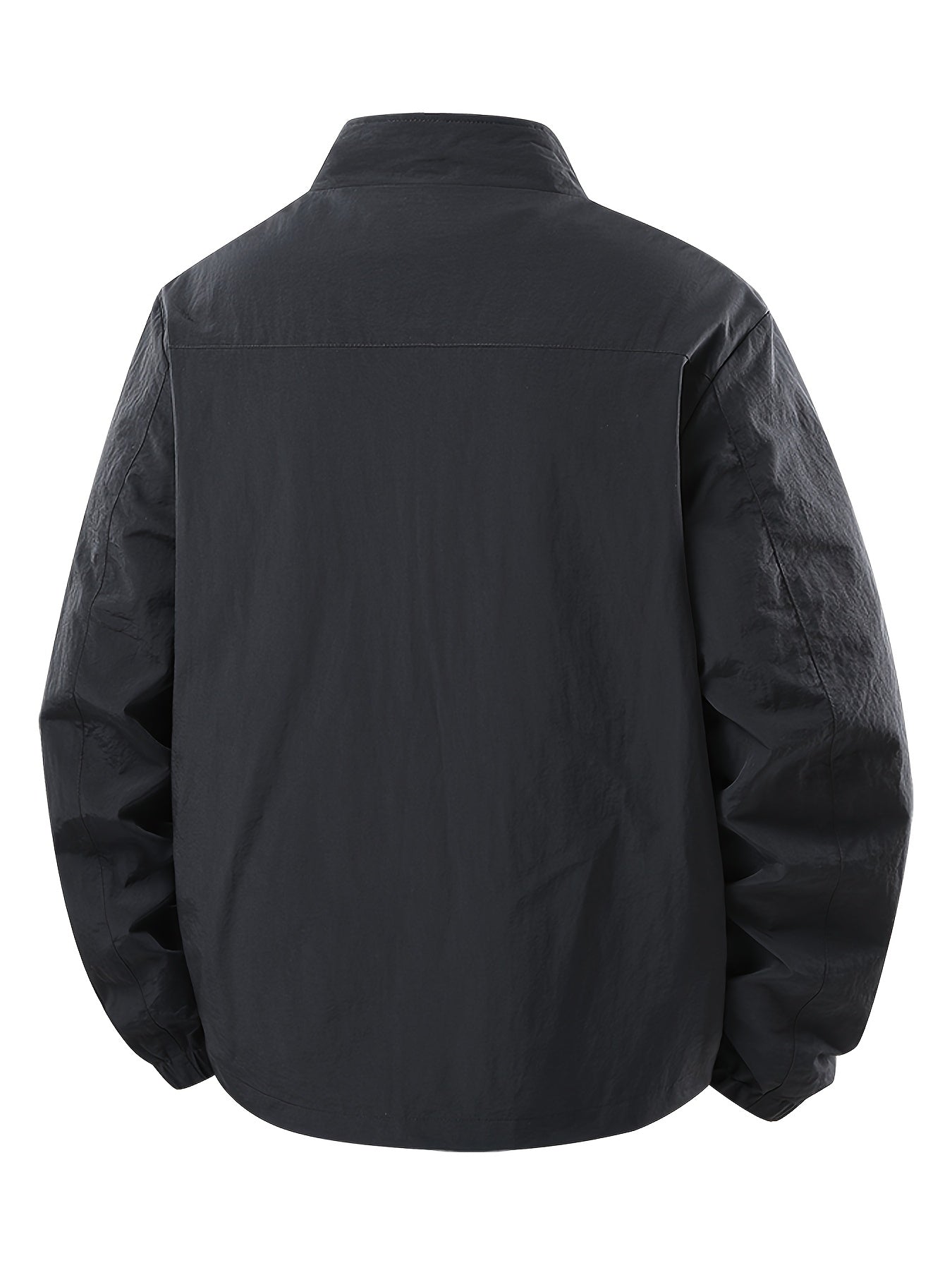Men's Stand Collar Utility Jacket