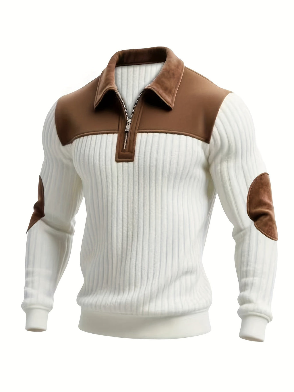 Men's Quarter-Zip Knit Pullover
