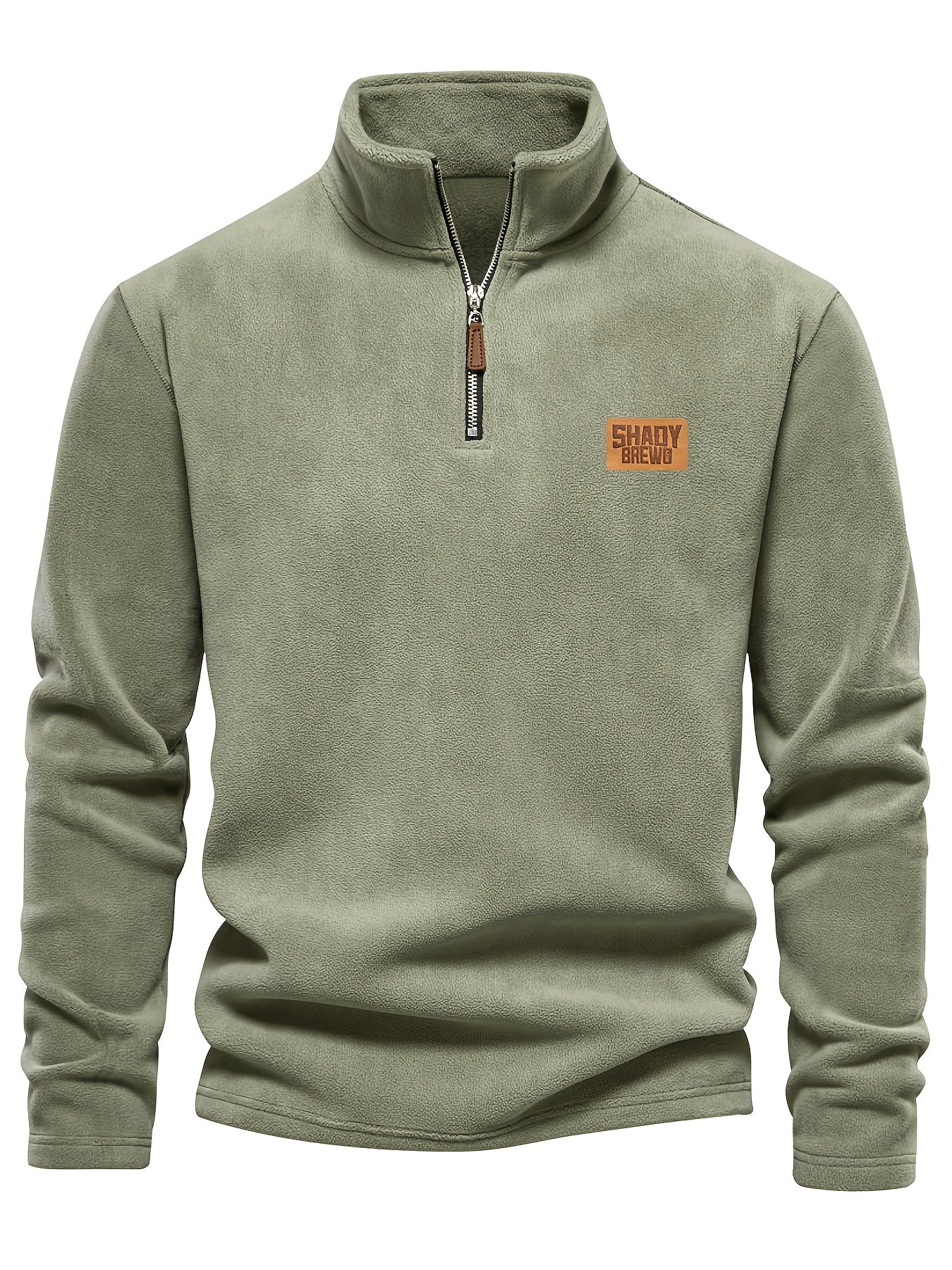 Men's Fleece-Lined Half-Zip Pullover