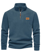 Men's Fleece-Lined Half-Zip Pullover