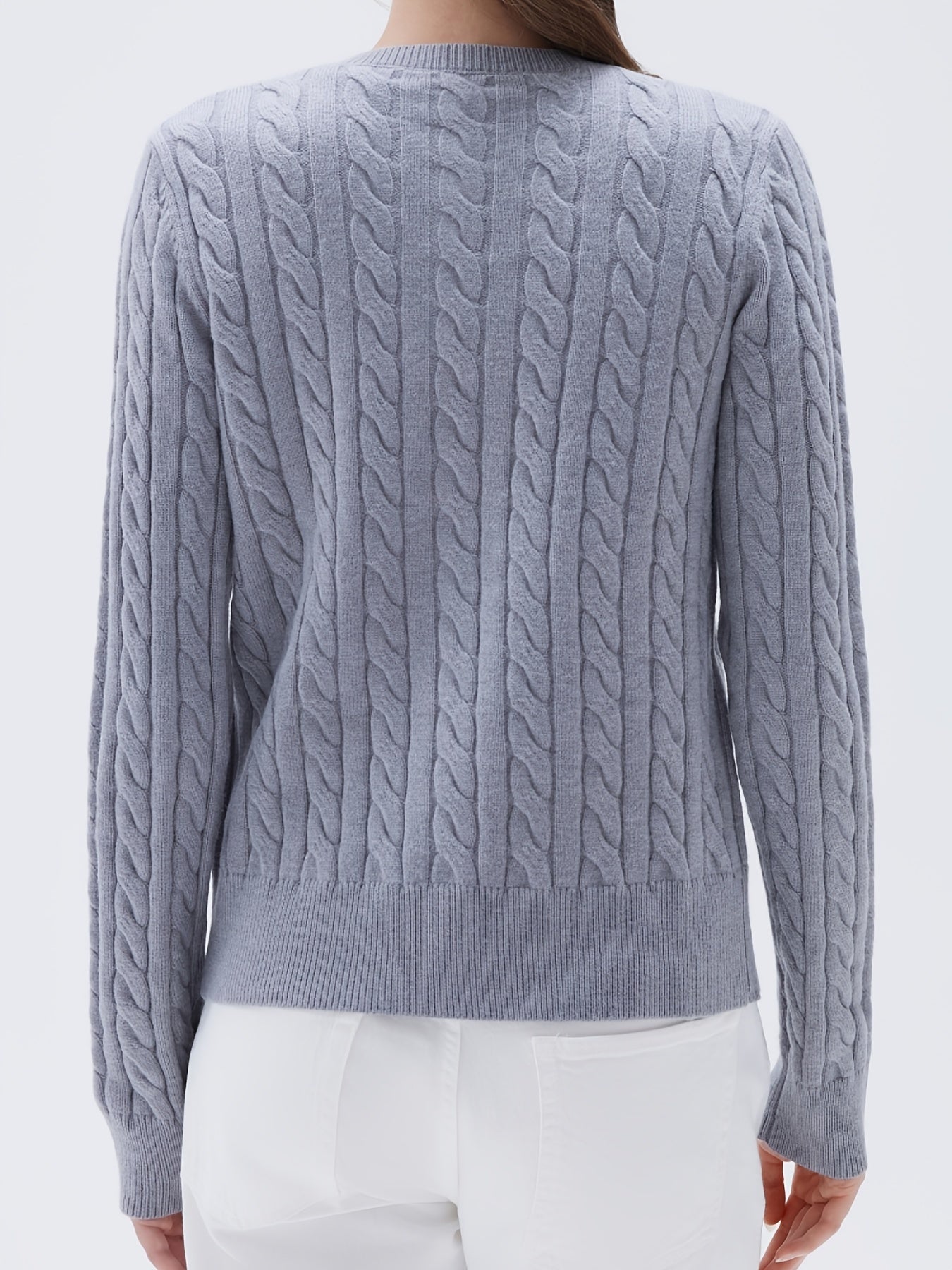 Women's Casual Button-Up Knit Cardigan