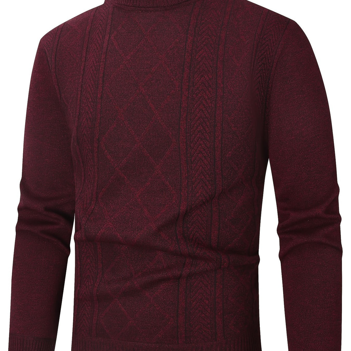 Men's Jacquard Knit Sweater