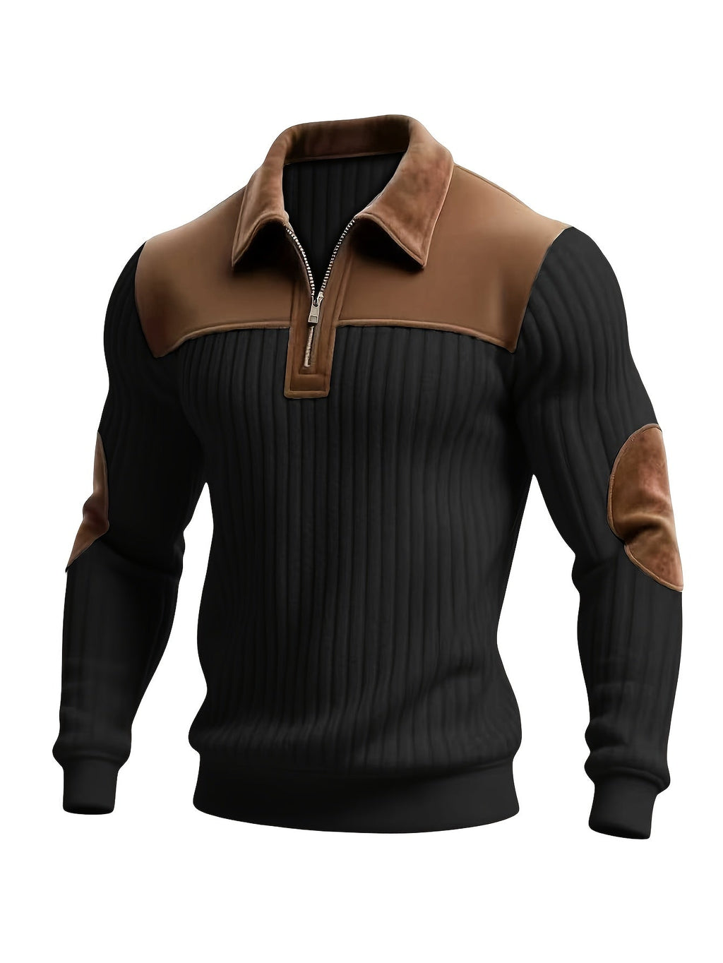 Men's Quarter-Zip Knit Pullover