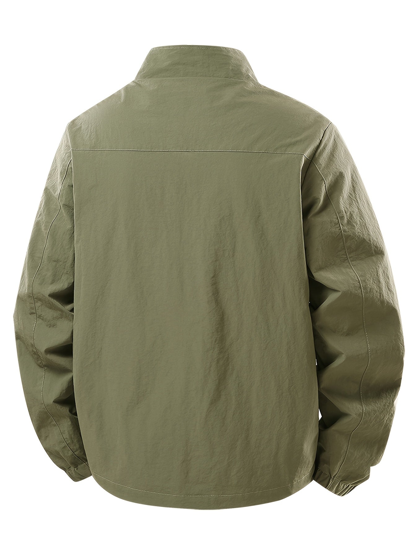 Men's Stand Collar Utility Jacket