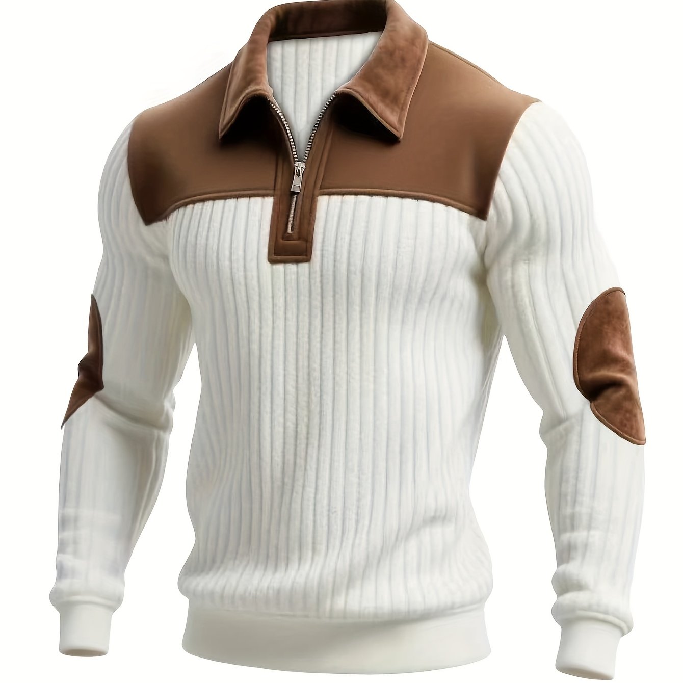 Men's Quarter-Zip Knit Pullover