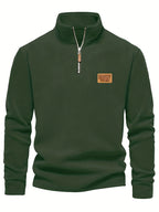 Men's Fleece-Lined Half-Zip Pullover