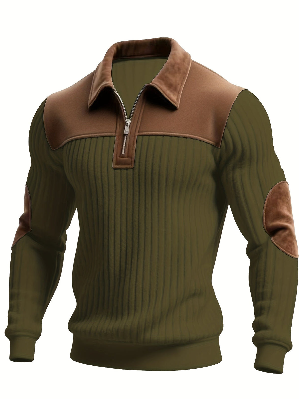 Men's Quarter-Zip Knit Pullover