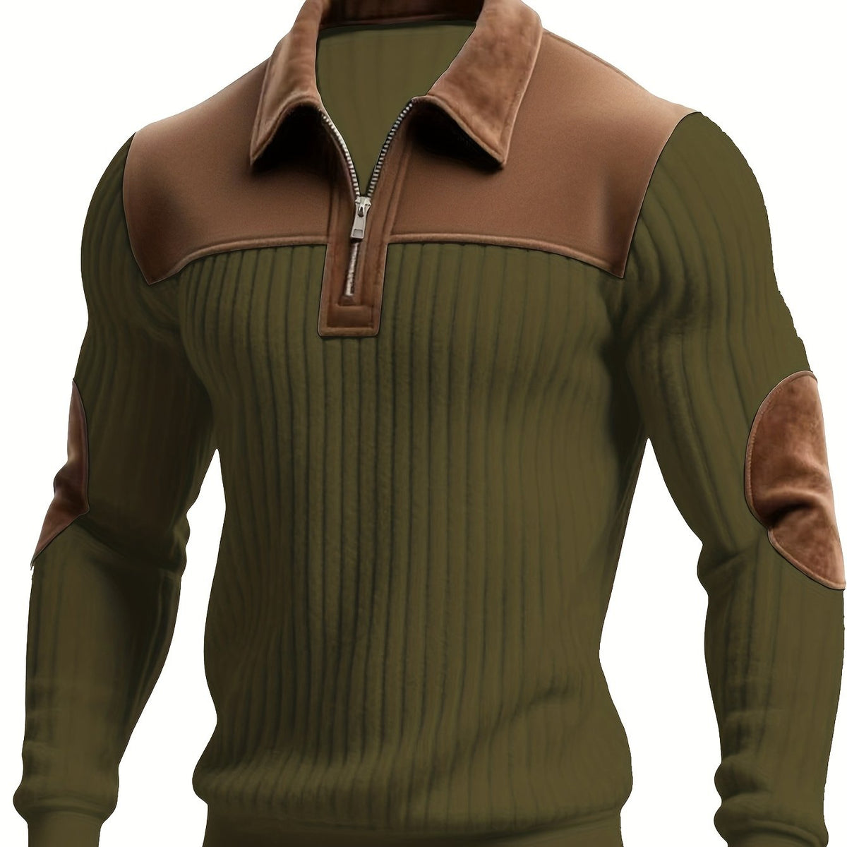 Men's Quarter-Zip Knit Pullover