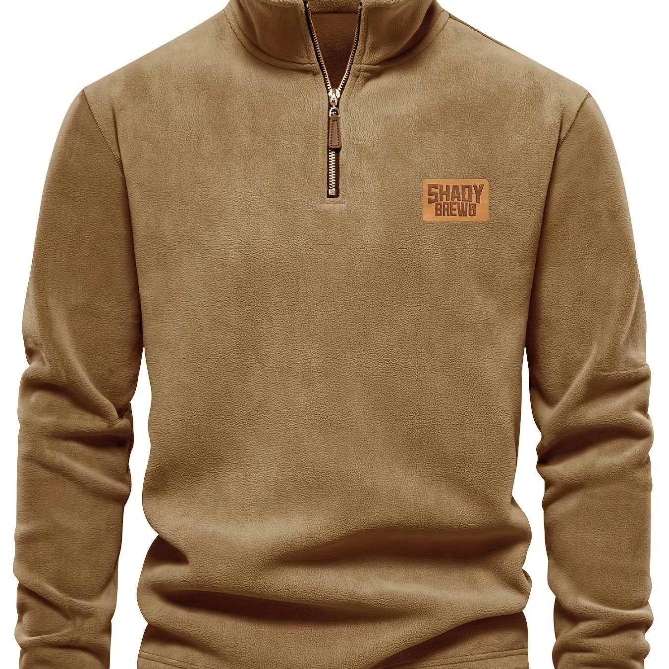 Men's Fleece-Lined Half-Zip Pullover