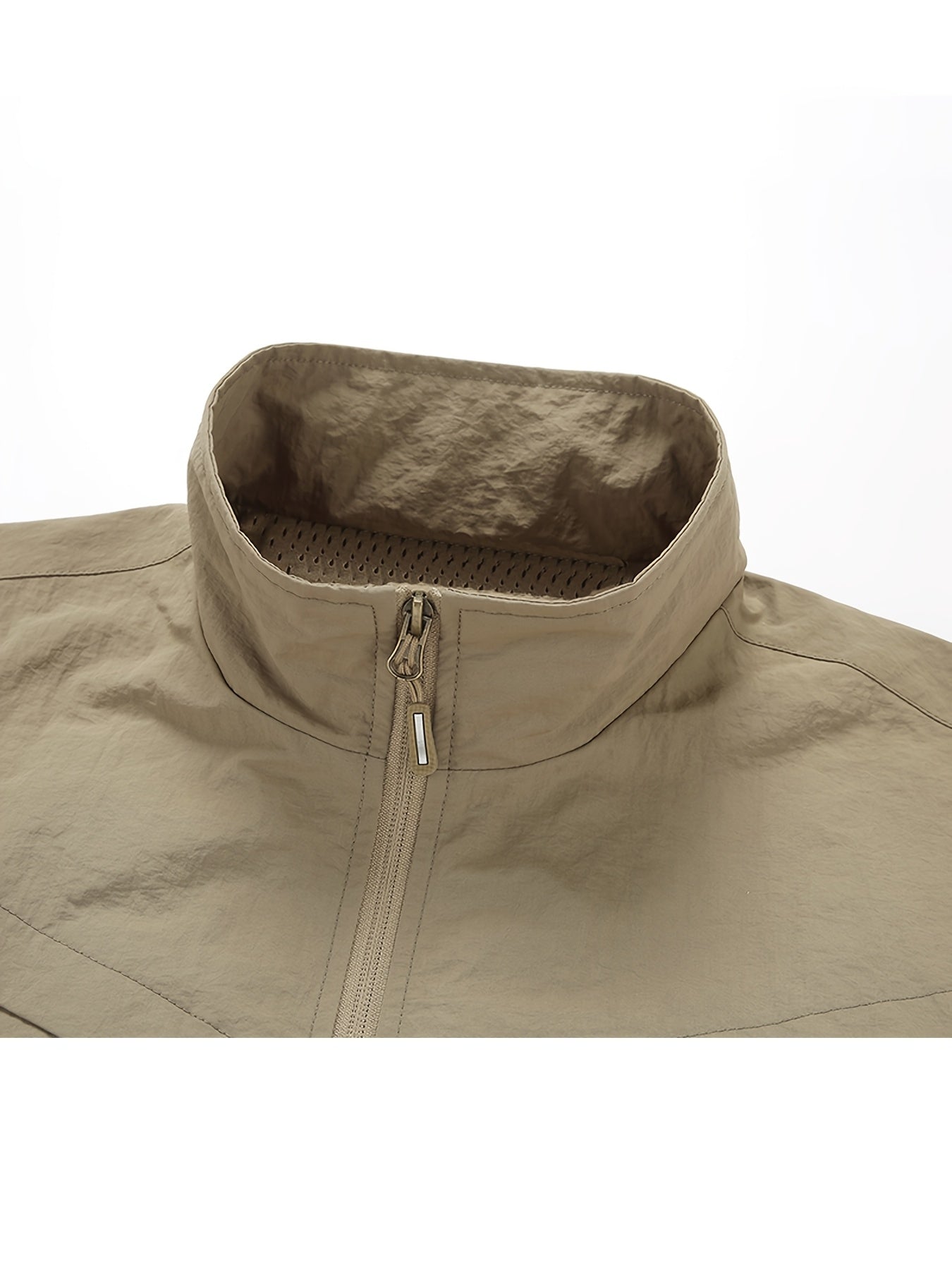 Men's Stand Collar Utility Jacket