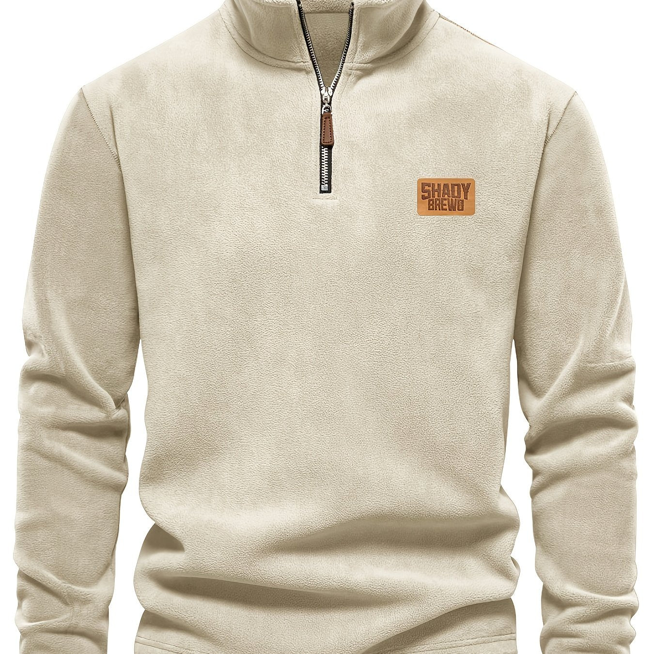 Men's Fleece-Lined Half-Zip Pullover