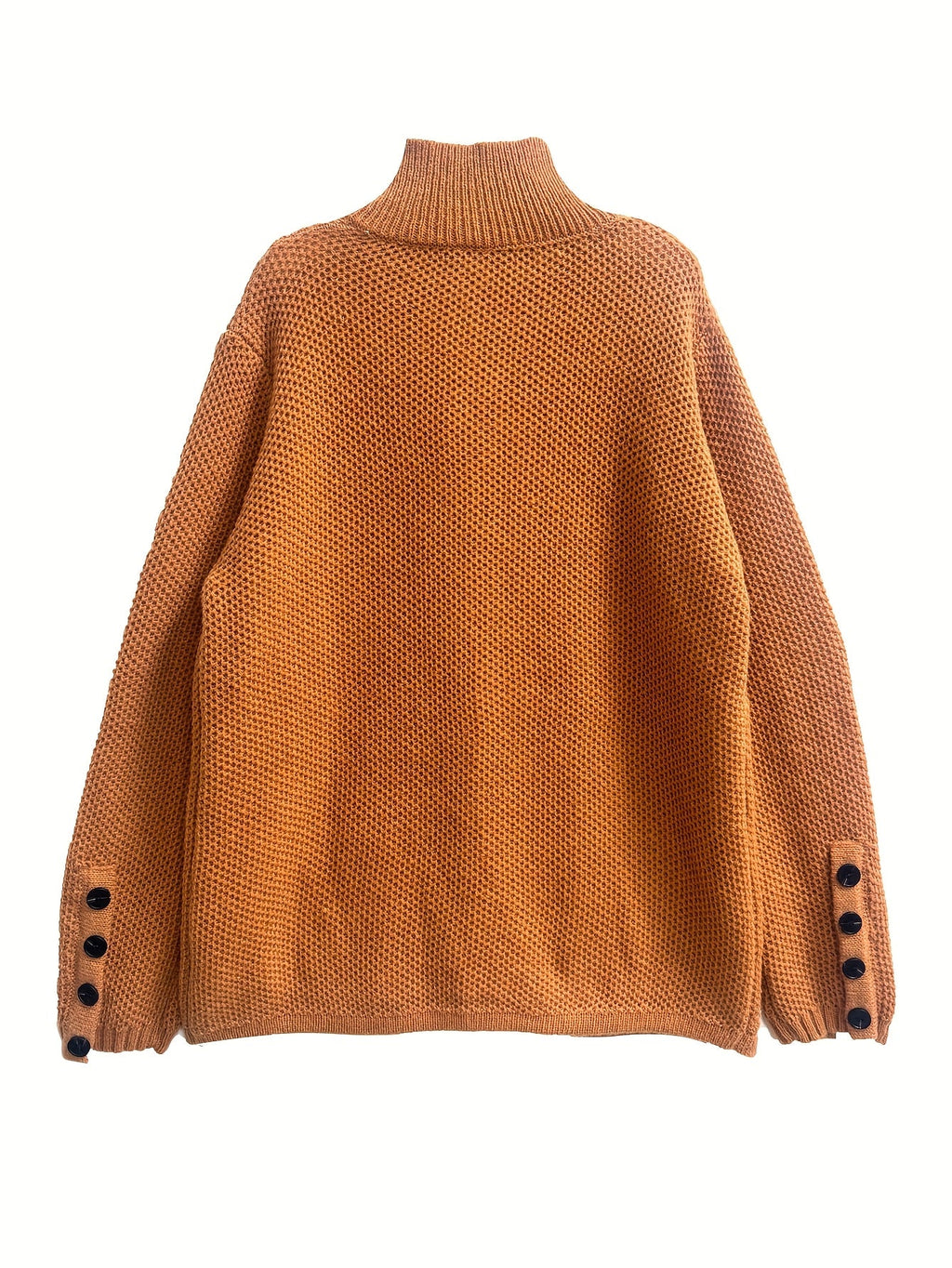 Elegant Women's High Neck Pocket Cardigan Coat