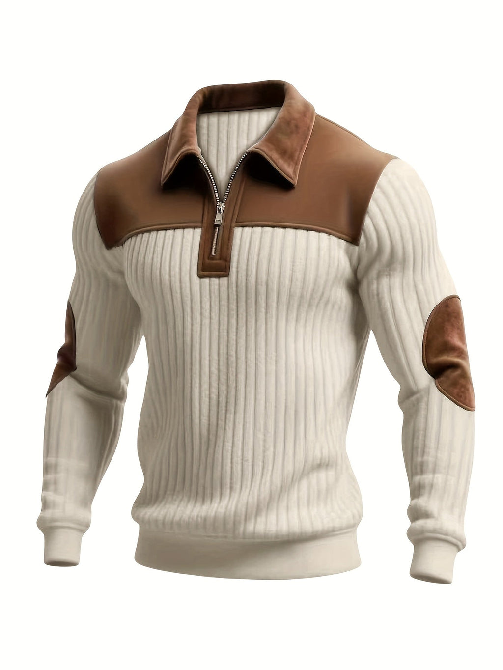 Men's Quarter-Zip Knit Pullover