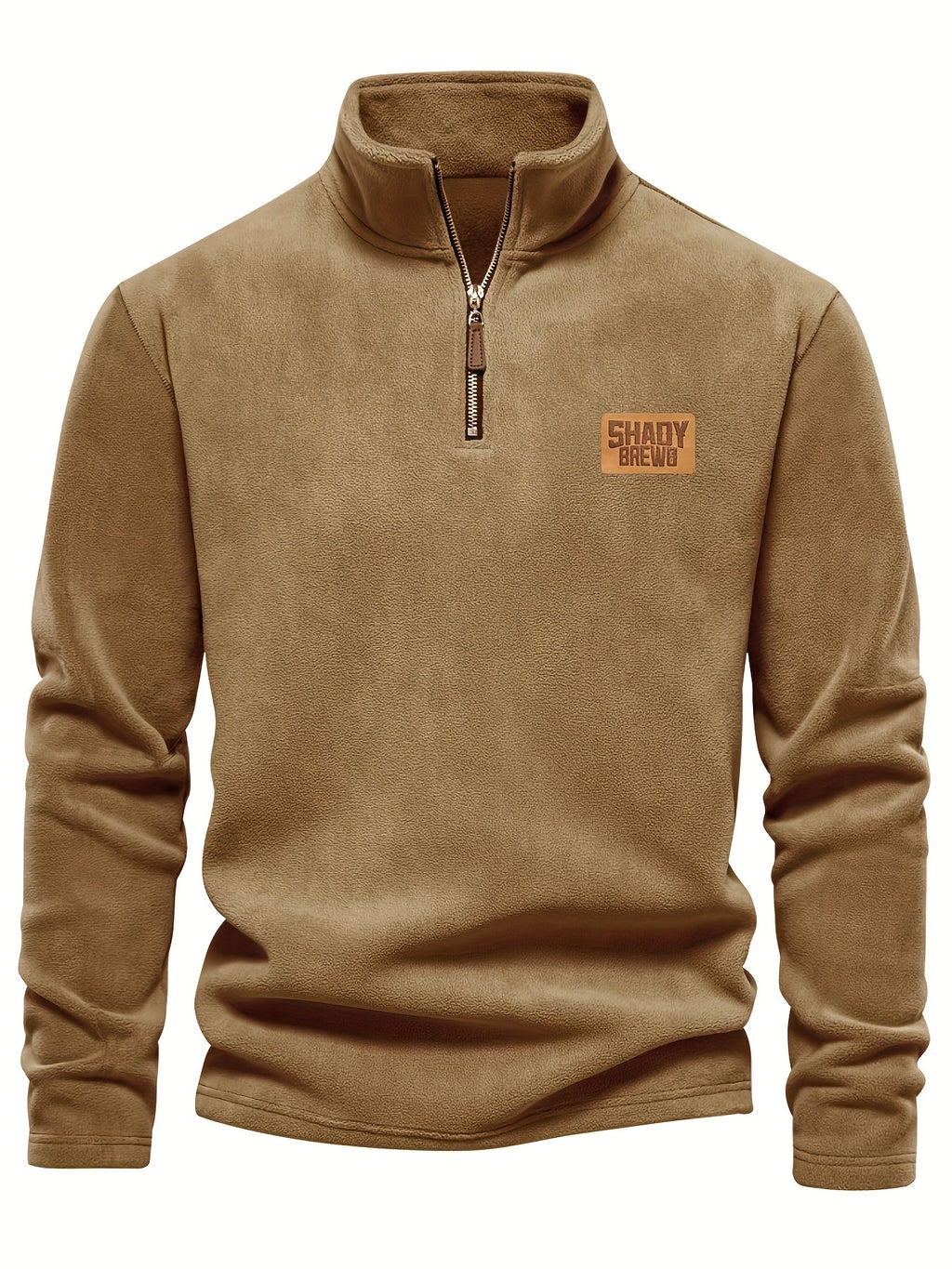Men's Fleece-Lined Half-Zip Pullover