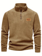 Men's Fleece-Lined Half-Zip Pullover
