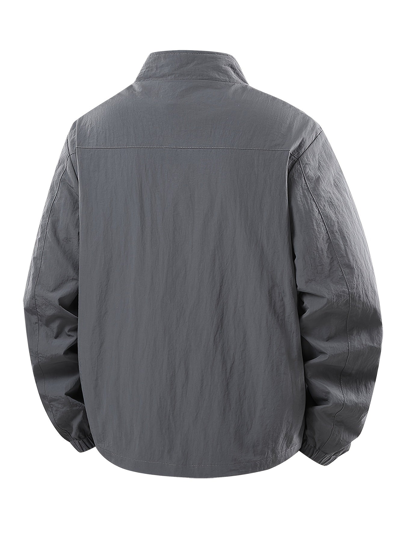 Men's Stand Collar Utility Jacket